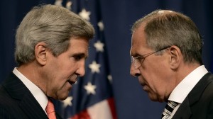 Herman Munster and Sergey Lavrov discuss their historic agreement