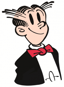 Seen here in a file photo,Dagwood Bumstead collapsed and died today