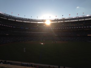 The sun goes down on the Red Sox!